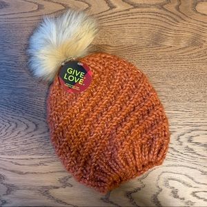 American Eagle Beanie with Pom